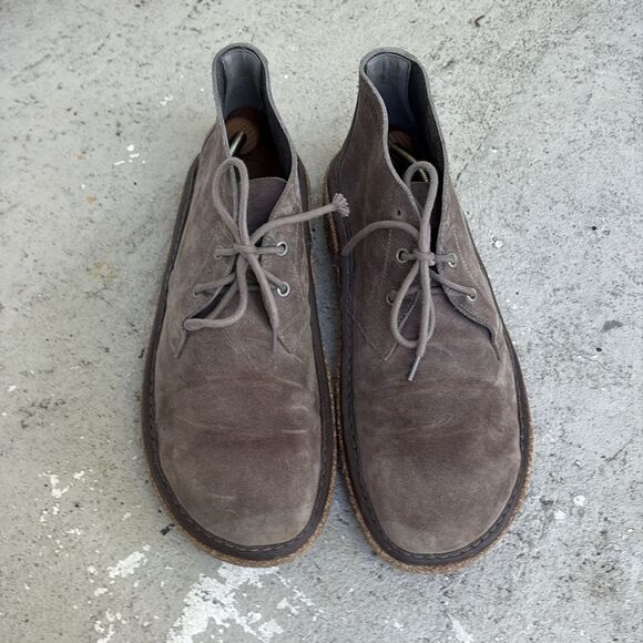 Birkenstock Milton, gray suede shoes/boots - Picture 3 of 7